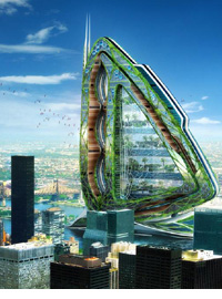Una libellula al centro di New York