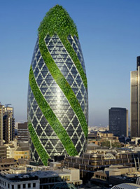 Il verde verticale attacca Londra