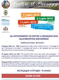 A Pistoia il convegno Vestire il Paesaggio
