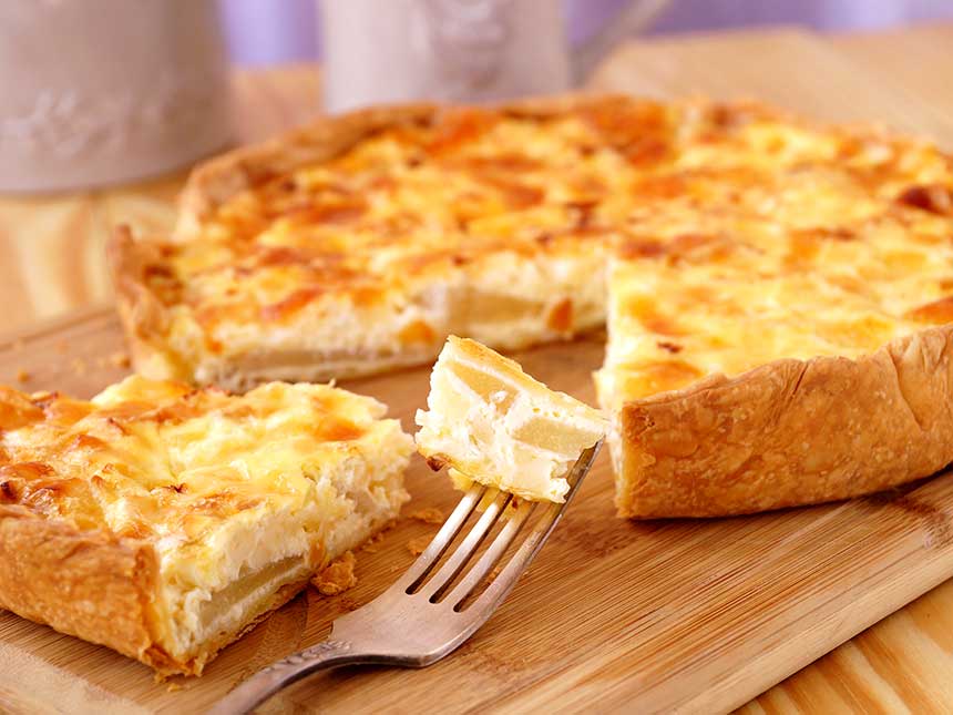 Torta di pere e formaggio