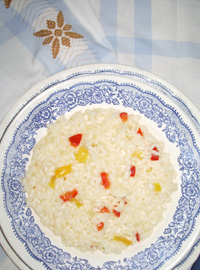 Risotto ai peperoni